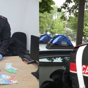 Droga e coltello nello zaino, 30enne arrestato in un parco
