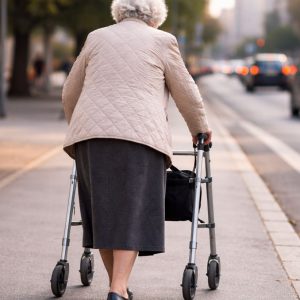 Prende a schiaffi un’anziana con il deambulatore e la rapina della borsa