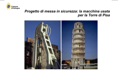 Garisenda, stanziati i fondi per la fase di montaggio dei tralicci