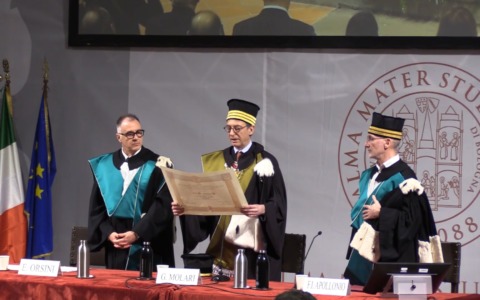 Laurea ad honorem in architettura al presidente di Confindustria Emanuele Orsini