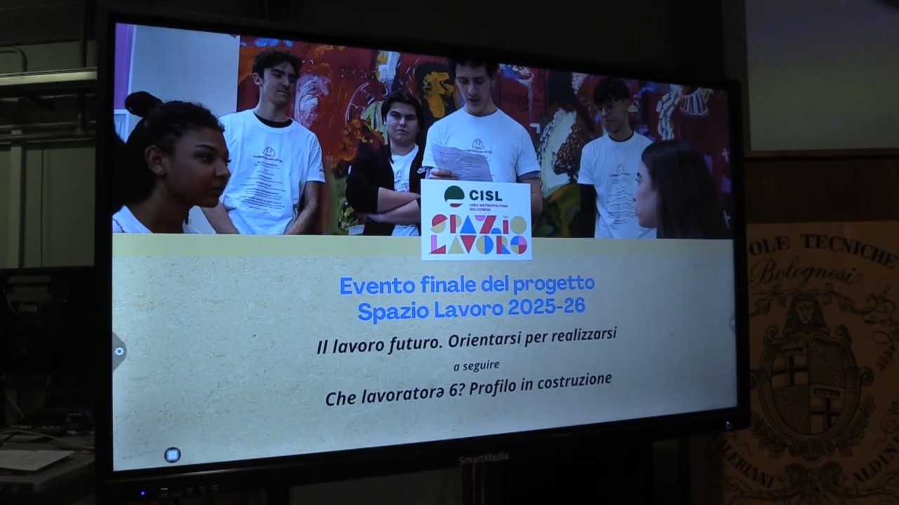 All’Istituto Aldini Valeriani una performance degli studenti conclude ‘Spazio Lavoro’