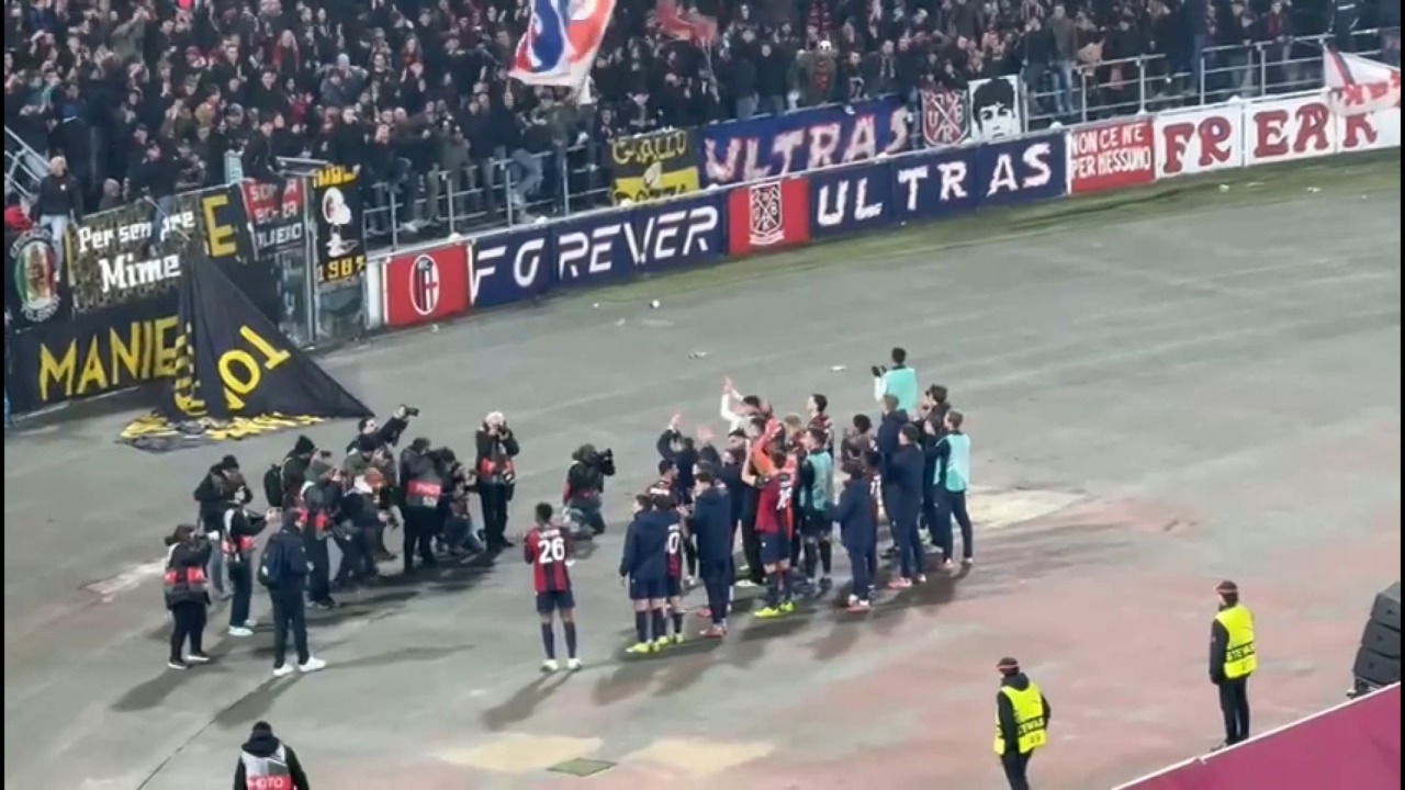 Il Bologna si prepara alla sfida contro il Pisa