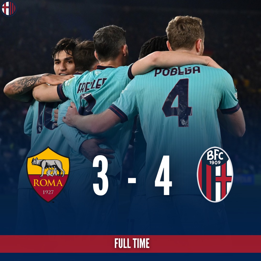 Partita storica e stoica, Roma-Bologna: 3-4. Rossoblù ai quarti