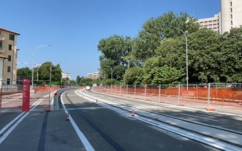 Et voilà, pronto il primo tratto della linea rossa