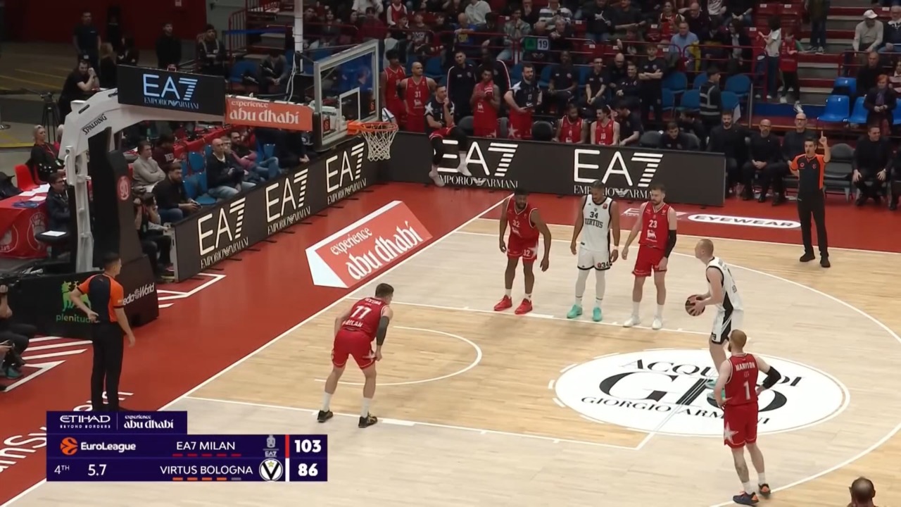 Olimpia schianta Virtus 103 a 87