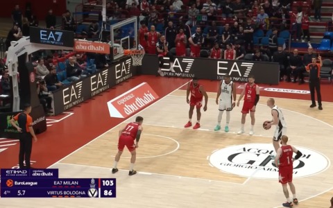 Olimpia schianta Virtus 103 a 87