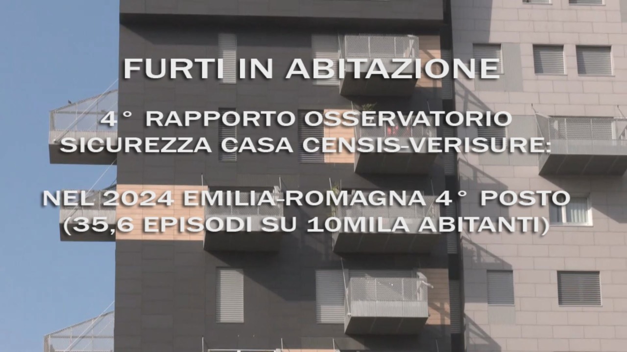 Furti in abitazione: Emilia-Romagna quarta regione d’Italia per incidenza e Bologna tra le città col numero più alto di reati