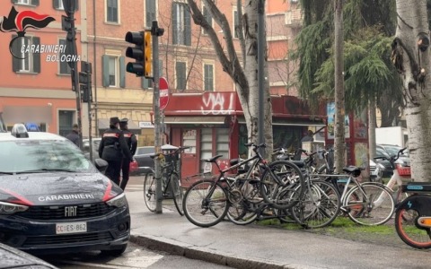 Tenta di sfuggire a un controllo, si denuda e ferisce due carabinieri