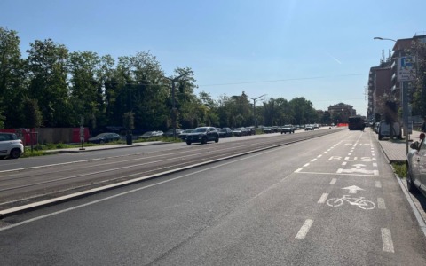 Tram: rimosse le reti di cantiere in via Saffi e via Emilia Ponente