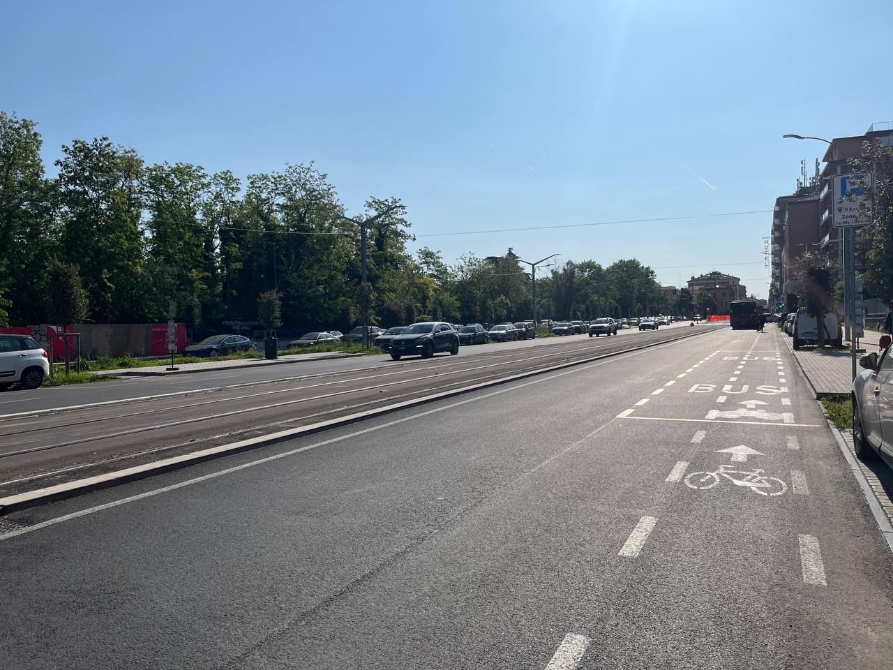 Tram: rimosse le reti di cantiere in via Saffi e via Emilia Ponente