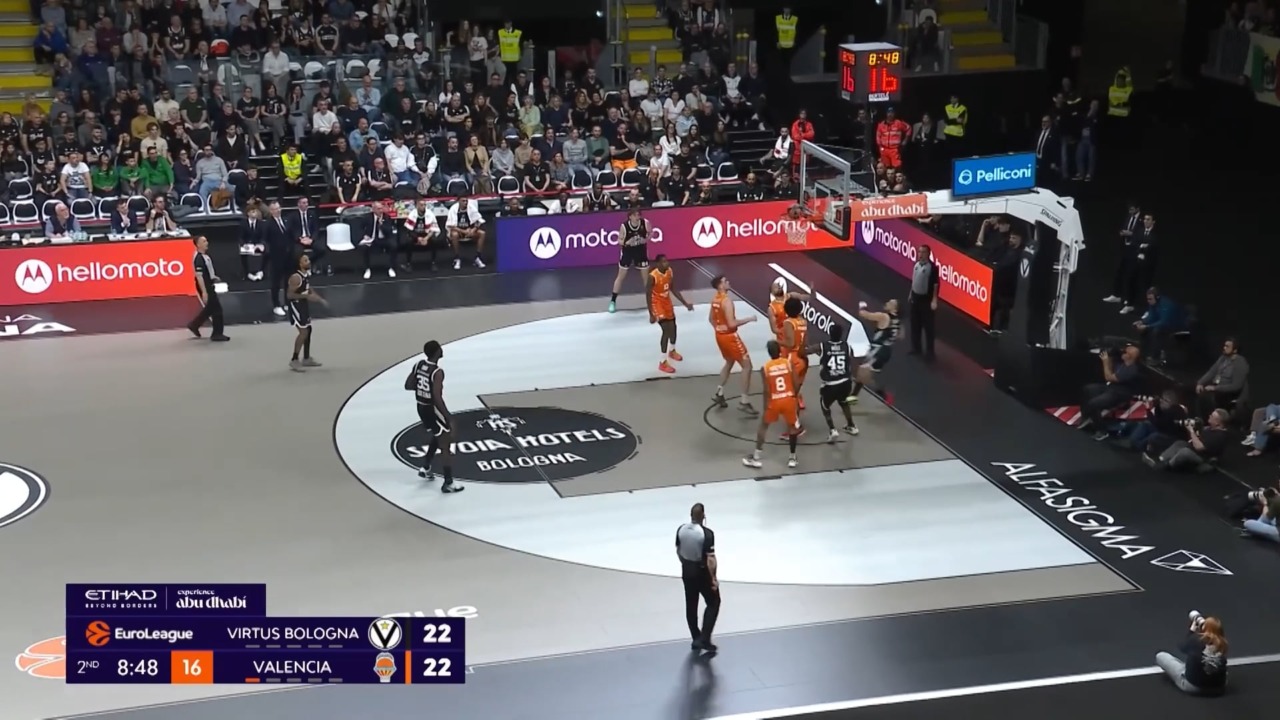 La Virtus perde con Valencia…ma con orgoglio