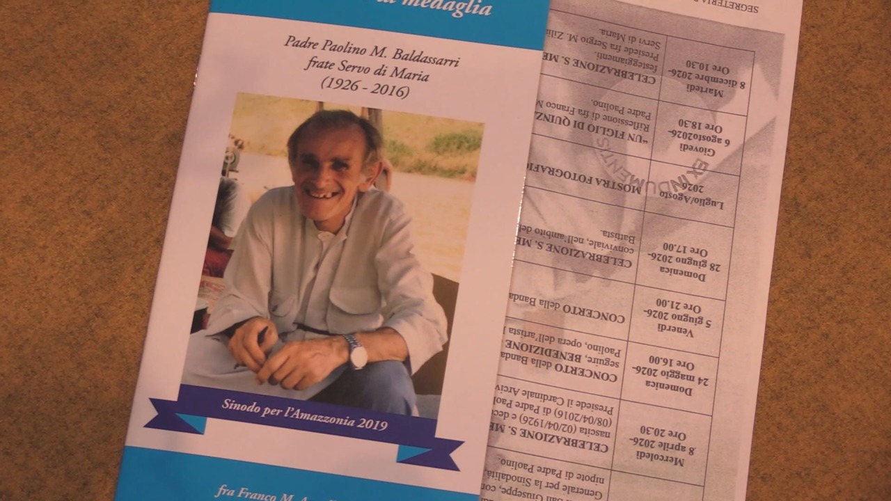 Padre Paolino Baldassarri, frate missionario di Loiano: per lui numerose celebrazioni fino a dicembre