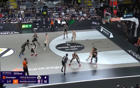 Virtus in campo contro Baskonia