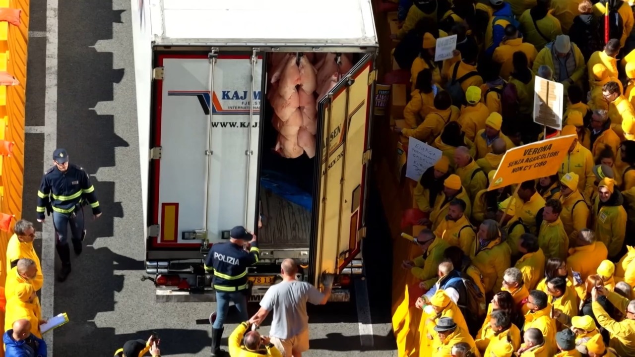 Coldiretti Bologna al presidio del Brennero