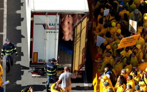Coldiretti Bologna al presidio del Brennero