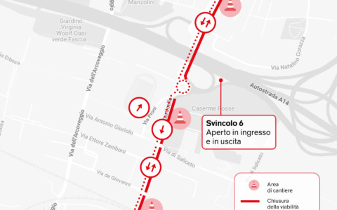 Tram, cantieri e novità per le linee verde e rossa. Da venerdì riapre lo svincolo 6 della tangenziale
