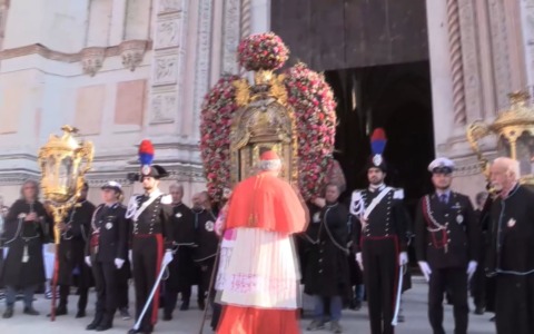 La Madonna di S.Luca benedice Bologna e i Bolognesi