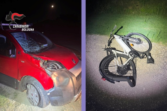 Ciclista gravemente ferito dopo uno scontro sulla Trasversale di Pianura