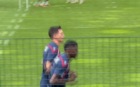 Allenamento a Valles per Moro ed Alhassane