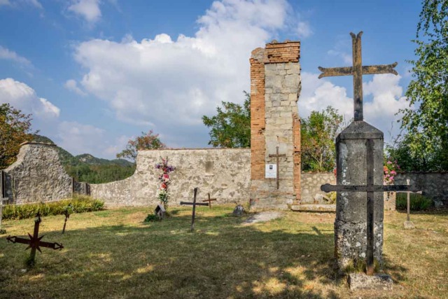 Resti umani dalla chiesa di Casaglia