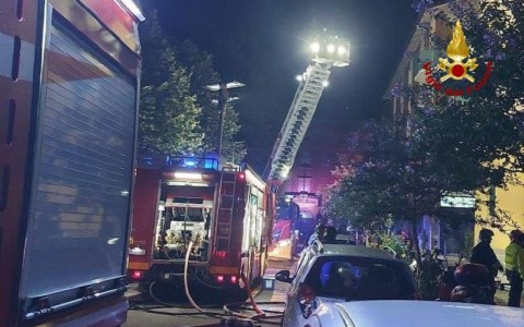 Incendio di uno scantinato a Castel Maggiore, intossicate 9 persone delle quali due bambini