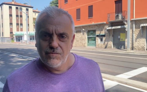 Via Emilia Ponente, il progetto della tramvia ha eliminato i parcheggi per le auto
