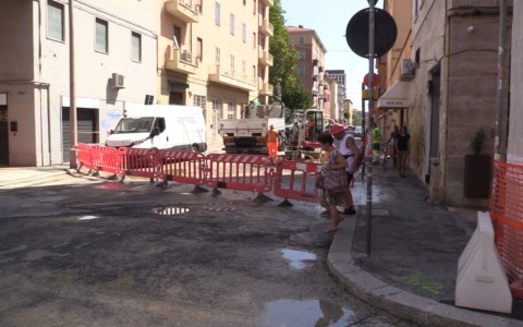 Allagata via Matteotti, residenti senz’acqua