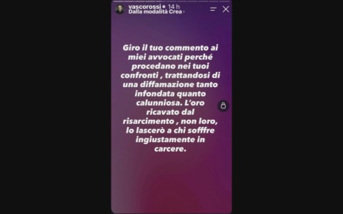 Fan accusa Vasco Rossi su Fb per l’arresto per droga del 1984: “Hai fatto l’infame”. Il rocker: “E’ diffamazione”