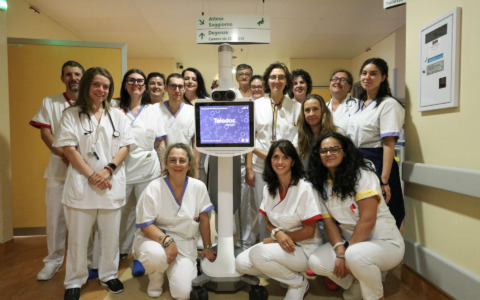 Sanità, grazie ad un robot le visite neurologiche a Porretta Terme si potranno fare da remoto