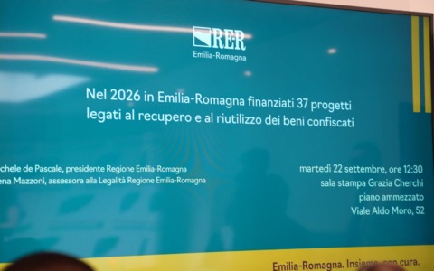 In Emilia-Romagna nel 2026 finanziati 37 progetti legati al recupero e riutilizzo dei beni confiscati