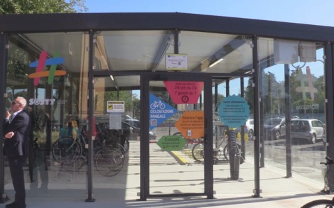 Inaugurata la Ciclostazione di Borgo Panigale:  il servizio è attivo 24 ore su 24, 7 giorni su 7