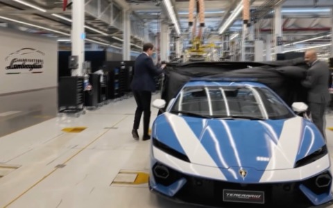 Alla polizia la nuova Temerario della Lamborghini