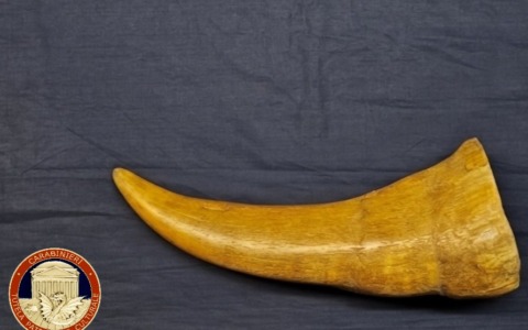 Recuperato a Bologna un raro corno di rinoceronte rubato da un museo di Napoli