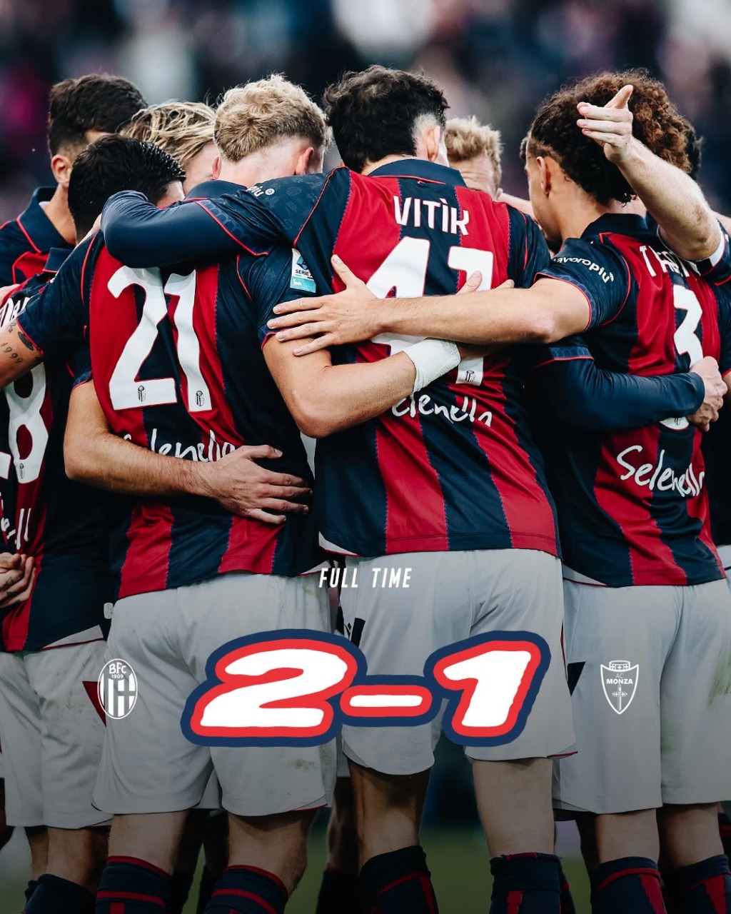 Sei mesi dopo, il Bologna torna a vincere al Dall’Ara