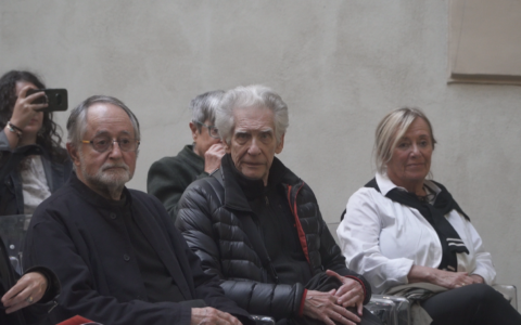 Visita a sorpresa a Bologna del regista canadese David Cronenberg