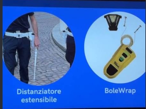 Polizia locale: in arrivo 145 distanziatori estensibili “per l’autotutela personale”