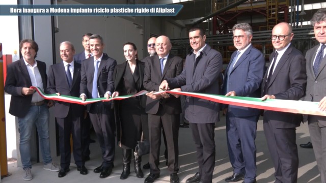 Hera inaugura a Modena impianto riciclo plastiche rigide di Aliplast