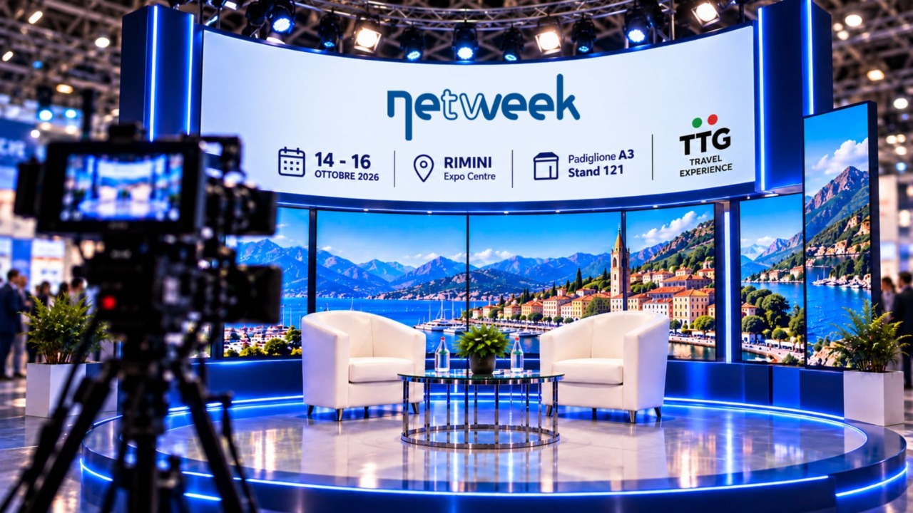 Netweek protagonista al TTG Travel Experience 2026: il turismo va in onda da Rimini