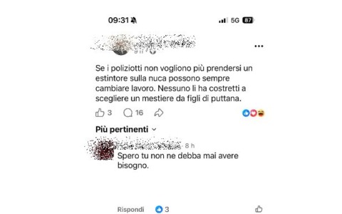 Dottorando Unibo insulta i poliziotti su Facebook, il Rettore di Bologna ‘inaccettabile’