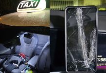 Litiga con un tassista e gli danneggia smartphone e parabrezza