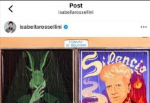 Isabella Rossellini omaggia, sui social, i poster di Cheap Festival